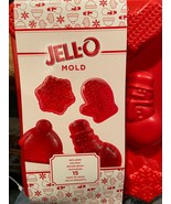 1 Jell-O Red Plastic Christmas Molds &amp; Recipe Book w/15 Desserts *NEW* i2 - $224.14 MXN