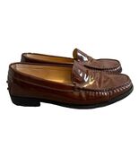Tod's Brown Driving Loafer Shoe Patent Leather Women's Size EU 36 US 5.5 - $45.00