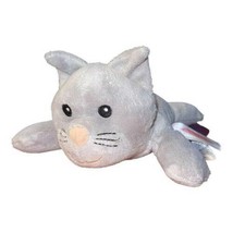 Melissa & Doug Cat Plush Gray Cuddle Kitten Stuffy Laying Down Stuffed Animal - $8.88