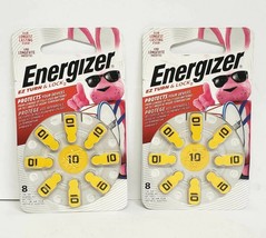 Energizer 8pk 10 Hearing Aid Batteries - Yellow LOT OF 2 - £6.89 GBP