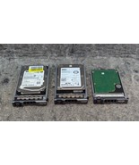 Lot of 3 1.2TB 10K SAS 2.5&quot; &amp; 146GB 15K HDD Dell Hard Disk Drive - $19.99
