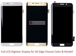 Full LCD Digitizer Glass Screen Display Replacement for Samsung Galaxy S6 Edge - £134.66 GBP+