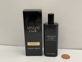 Giorgio Armani Armani Code Eau De Parfum Pour Homme 15ml 0.5oz Travel Spray - £25.44 GBP
