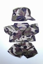 Army &quot;Green&quot; Outfit with Hat Fits Most 8&quot;-10&quot;  Shining Star and Teddy Mountain - £11.60 GBP