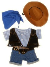 Cowboy Outfit Fits Most 8&quot;-10&quot; Webkinz, Shining Star and 8&quot;-10&quot; Make You... - £14.15 GBP