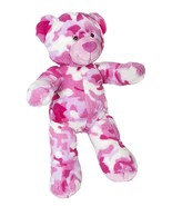 Cuddly Soft 8 inch Stuffed Pink Camo Teddy Bear - We stuff &#39;em...you lov... - $20.17 CAD