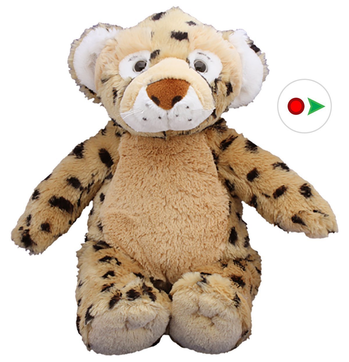 Record Your Own Plush 16 inch Leopard - Ready To Love In A Few Easy Steps - £19.62 GBP