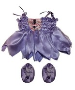 Purple Ballerina w/Slippers Dress Teddy Bear Clothes Outfit Fits Most 14... - $20.61 CAD