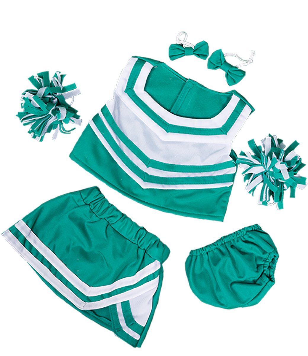 Primary image for Green & White Cheerleader Uniform Fits Most 8"-10" Webkinz, Shining Star and ...