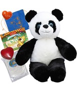 Panda Bear (16&quot; Plush) w/Heart shaped Voice recorder (No-Sew DIY Build-a... - £18.97 GBP