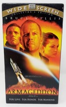 Armageddon (VHS, 1997) Sci-Fi Asteroid Bruch Willis Ben Affleck Steve Buscemi - £3.17 GBP