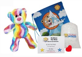 Make Your Own Stuffed Animal 16 Inch Bubble Gum Bear - No Sew - Kit With Cute... - £15.93 GBP