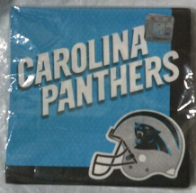 NFL Carolina Panthers Sports 6.5&quot; by 6.5&quot; Banquet Party Paper Luncheon Napkins - £11.98 GBP