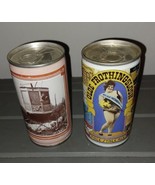 VINTAGE OLDE FROTHINGSLOSH STRAIGHT STEEL PULL TAB BEER CAN LOT- 2 CANS - £10.21 GBP