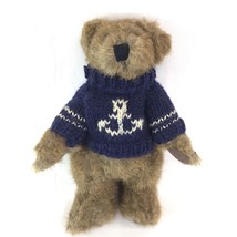 NWT Boyds Bears Fully Jointed Plush Christian Bear Anchor Sweater Stuffed Animal - £12.65 GBP