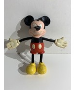 Vintage Walt Disney Applause Mickey Mouse Rubber Bendy Figure 5 inches - £6.81 GBP