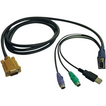 Tripp Lite P778-010 USB/PS2 Combo Cable for Select KVM (10 Feet),Black - $60.99
