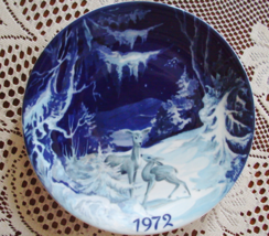 KPM Krister- 1st Edition Christmas Plate 1972-Porcelain-Germany - £15.98 GBP