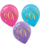 Ready to Pop Latex Balloons Birthday Party Decorations 6 Assorted Color ... - €5,07 EUR
