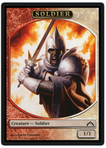 MTG Magic The Gathering Promo Soldier Token Card Gatecrash NM - €2,13 EUR