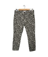 Loft Leopard Modern Skinny 5 Pocket Jeans Black Tan 6/28 - $39.53 CAD