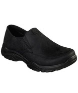 65719/BLK Skechers, Relaxed Fit Rovato Masego Mens Slip On Loafers - $1,280.93 MXN