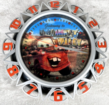 Disney Pixar Lightning McQueen Cars 11&quot; Tire Shaped Wall Clock Home Decor Kids - $16.78