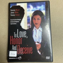 To Love Honor and Deceive DVD With Tall Case Vanessa Marcil James Wilder - £5.30 GBP