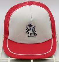 YA St Louis Cardinals Vintage Snapback Trucker Baseball Cap Hat SLT Korea Made - £8.24 GBP