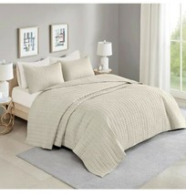 Comfort Spaces Kienna Quilt Set - Luxury Double Sided Stitching Design All Se... - £46.70 GBP