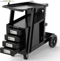 YESWELDER Welding Cart with 4 Drawers for MIG Welder TIG Welder and Plas... - $258.95
