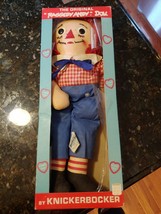 Knickerbocker Raggedy Andy 15” Dolls with Box Johnny Gruelle No. 0003 Vintage - £72.11 GBP