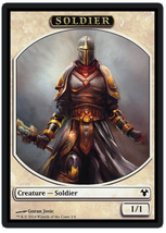 MTG Magic The Gathering Promo Soldier / Spirit Token Card Modern Event NM - €2,13 EUR