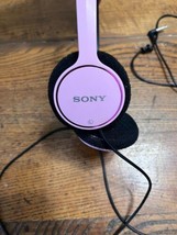 Sony MDR-222 Lightweight Pink Walkman Headphones Tested Working Great - $12.19