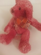 Russ Posie Pink Teddy Bear Approximately 8" Tall Mint With All Tags - $24.99