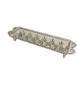 Vintage Fifth Avenue Portico 24% Lead Crystal Cracker Tray SawTooth Edge... - $17.82