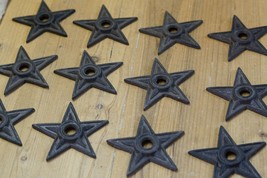 12 Stars Washers Rustic Cast Iron Texas Lone Star Ranch 4&quot; Flag Large Decor - $29.99