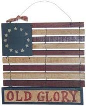  21512-Mini Old Glory Wood Flag - £1.39 GBP
