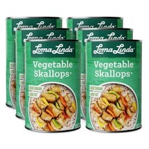 Loma Linda - Vegetable Skallops (50 oz.) (6 Pack) - Vegetarian - £89.70 GBP