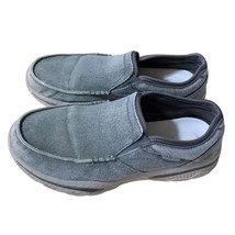 Skechers Mens Size 9.5 EWW Char Slip On Shoes Loafers Flats Gray 635355 - £23.45 GBP