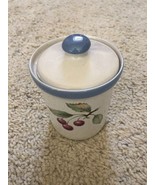 Mikasa Savoir Vivre Luscious Tea Canister with Lid Pattern JJ017 Excellent - $14.95