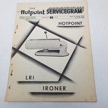 Hotpoint Servicegram February 1951 LRI Ironer Calrod Medallion Disposal ... - $18.95