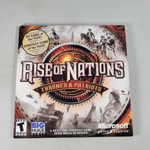 Rise of Nations: Thrones &amp; Patriots PC Video Game Add-On 2004 Requires F... - $10.98