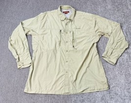 Simms Fishing Shirt Mens XXL Beige 3XDry Vented Fly Outdoors Hiking Butt... - $29.69