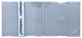 SLIM Import CD-5 Maxi SUPER Clear CD Jewel Cases J Card European 7.2mm - £11.46 GBP+