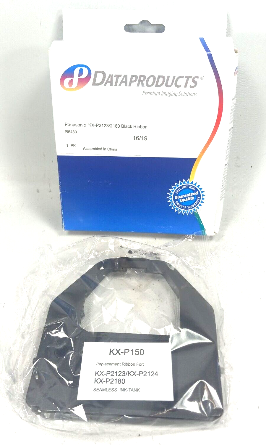 Dataproducts R6430  Panasonic KX-P2123/2180 Ribbon with Re-Inker Black - $3.00