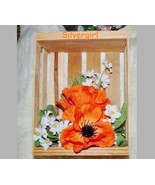 Orange White Flower Arrangement in A Cute Crate  - $95.00 MXN