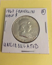 1963 Franklin Half Dollar - £37.82 GBP