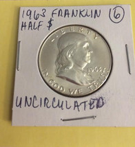 1963 Franklin Half Dollar (Gem Uncirculated) - $48.00
