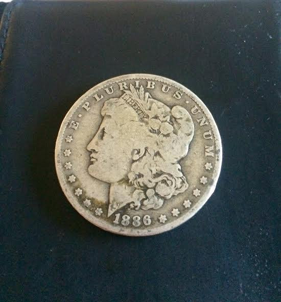 1886 Morgan Silver Dollar Coin - £35.97 GBP